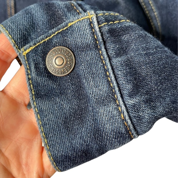 Levi’s | Sherpa Lined Trucker Jacket Men’s XS/Women’s S - Picture 11 of 11